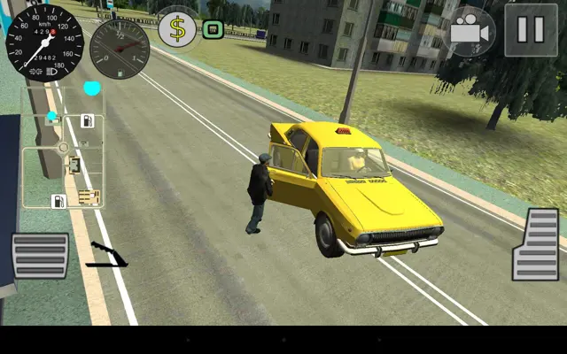 Russian Taxi Simulator 3D android App screenshot 2